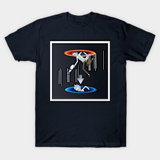 portal gun crossover T-Shirt